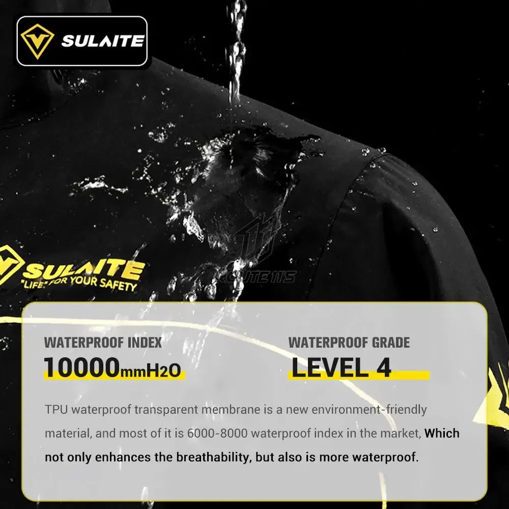 Waterproof motorbike Rain Clothing Reflective Motorcycle Suit Breathable And Comfortable Ultra-thin Raincoat For Biker Cycling