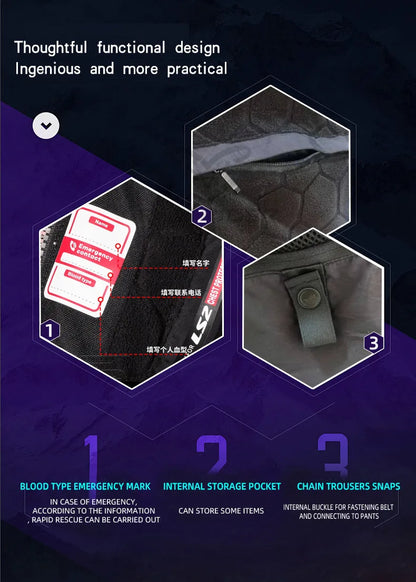 Hendersonshop LS2 Original APEX Motorcycle Jacket Autumn Winter Waterproof Windproof Warm