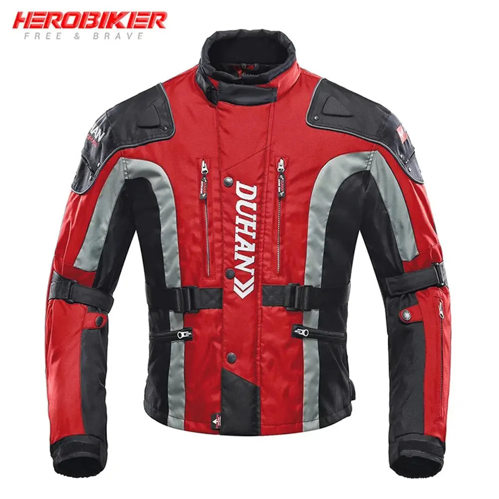 Hendersonshop Motorcycle Jacket Windproof Motocross Jackets Motorcycle Pants Wear-resistant Chaqueta Moto