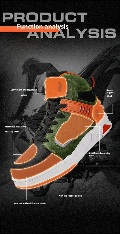 Motorcycle Riding Boots | Breathable - View 10 | Henderson Shop