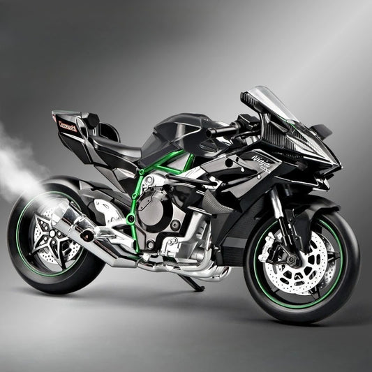 1:9 H2R Simulated spray motorcycle model toy Simulated alloy motorcycle model... | Henderson Shop
