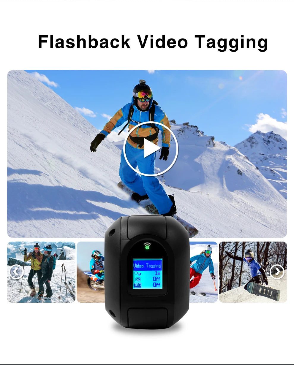 Drift Ghost XL Pro 4K HD Sports Action Camera WiFi IPX7 Waterproof Rotatable Lens Dashcam Mode  EIS Bicycle Helmet Motorcycles