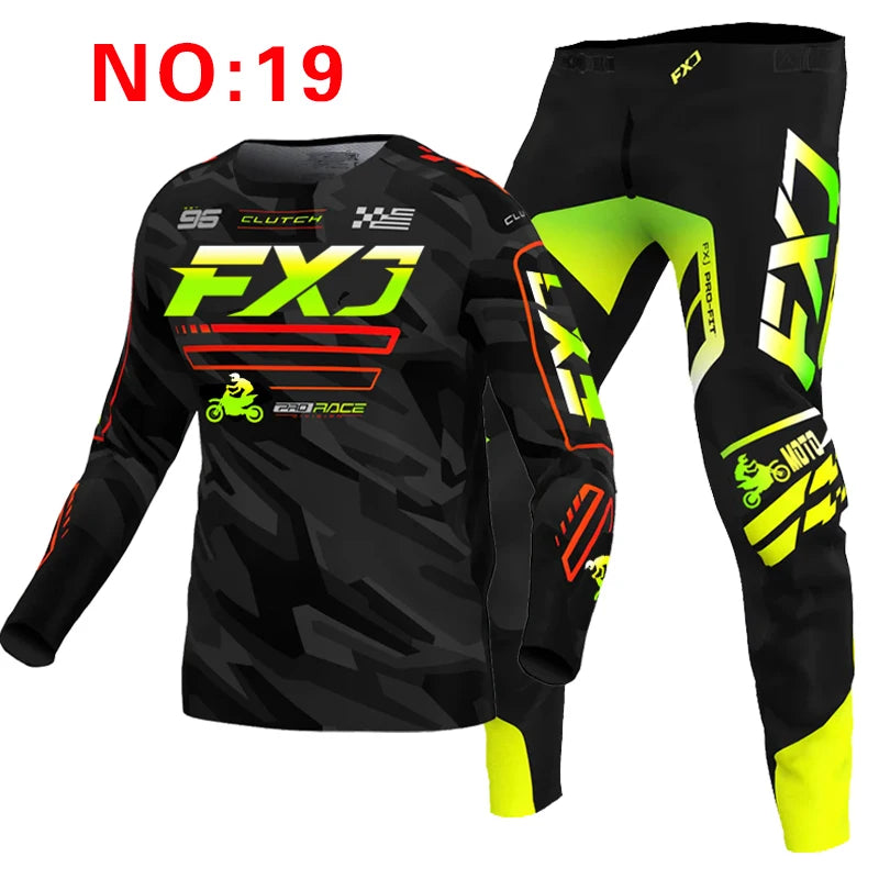 motocross child set MX Jersey and Pants kids children Set Dirt Bike MTB DH UT... | Henderson Shop