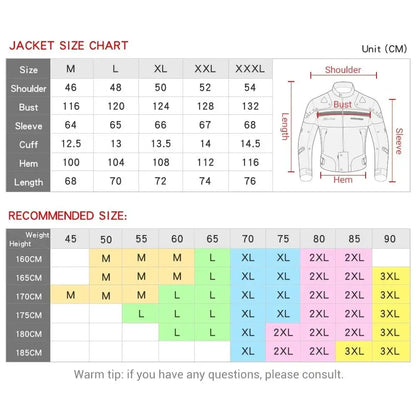 New Motorcycle Jacket Men's Motocross Jacket Motorcycle Protector Pants Moto ... | Henderson Shop