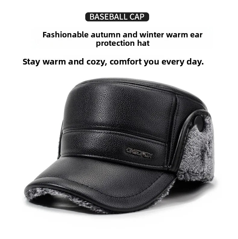 Motorcycle Cap | ECE Certified & Leather - View 5 | Henderson Shop