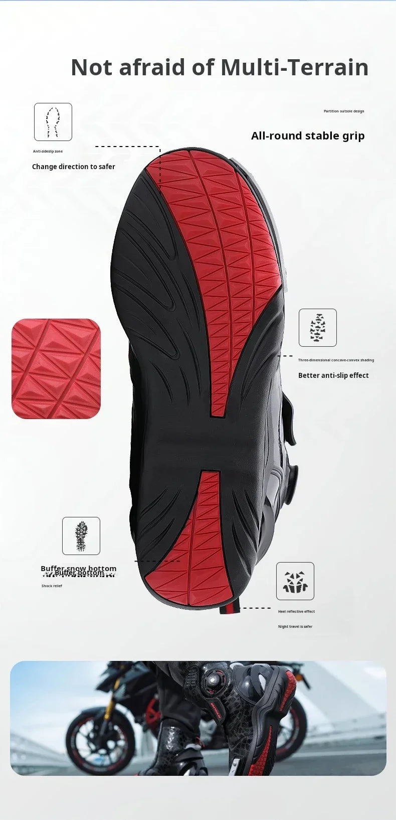 Racing Motorcycle Boots - View 12 | Henderson Shop