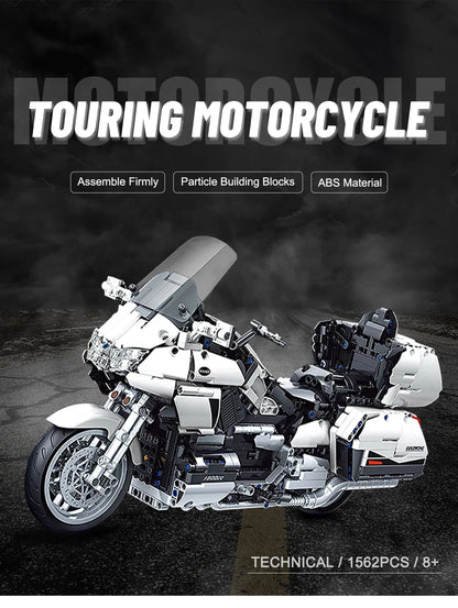 Hendersonshop Gold Wing Touring  Motorcycle Technical Model Building Blocks MOC