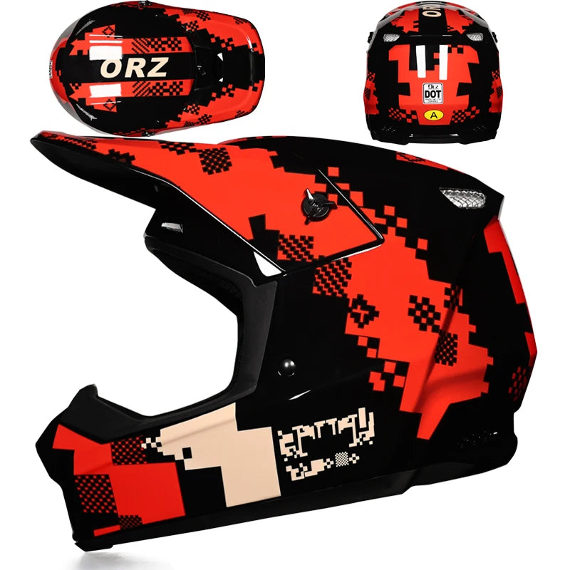 Motorcycle Helmet Professional Motocross Off Road Helm Children Off-road Casque Capacete De Motocicleta