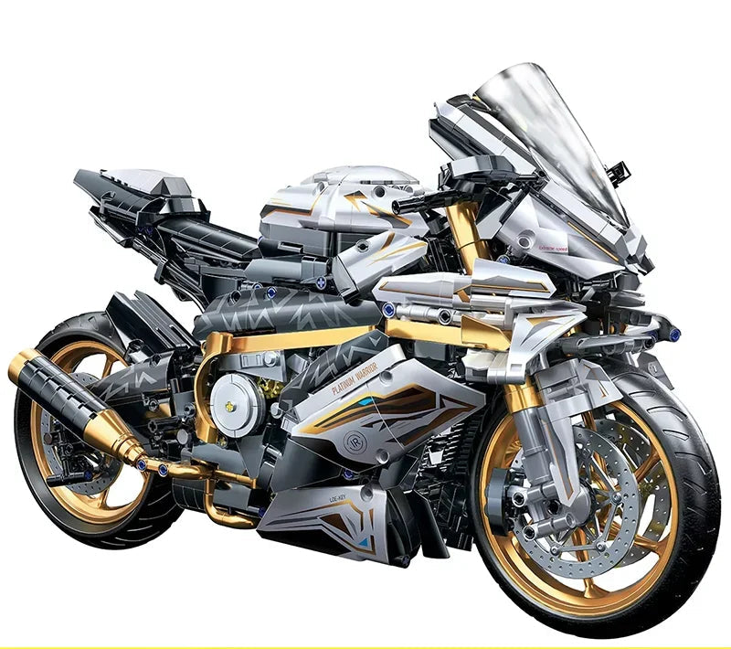 2000PCS+ Tech 1:5 Motorcycle Building Blocks Set for Adult Racing Motorcycle ... | Henderson Shop