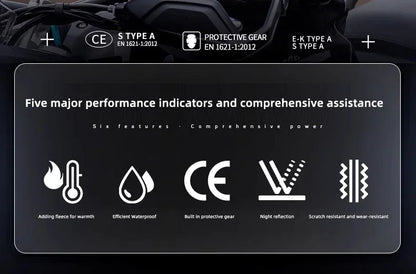 Hendersonshop LYSCHY Motocross Jacket Pants Autumn Winter Waterproof Warm Motorcycle Riding