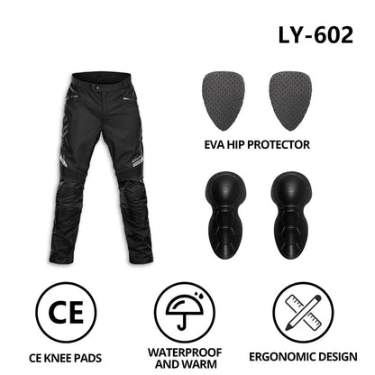 Motorcycle Jacket Pants Suit Waterproof Men Motorbike Riding Moto Jacket Prot... | Henderson Shop