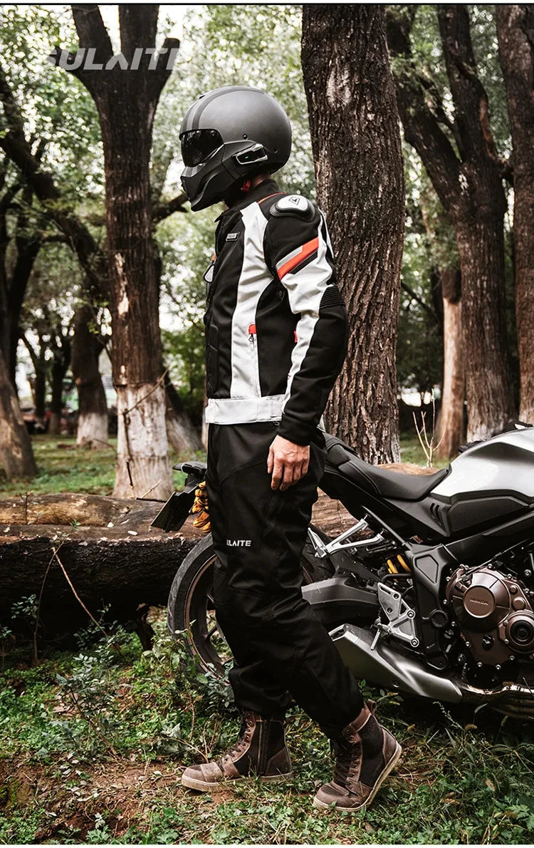 Helmets - Waterproof Men Motorcycle Jackets Windproof Motorcycle Rally Clothes Detachable Warm