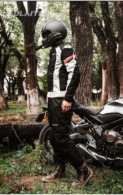 Helmets - Waterproof Men Motorcycle Jackets Windproof Motorcycle Rally Clothes Detachable Warm