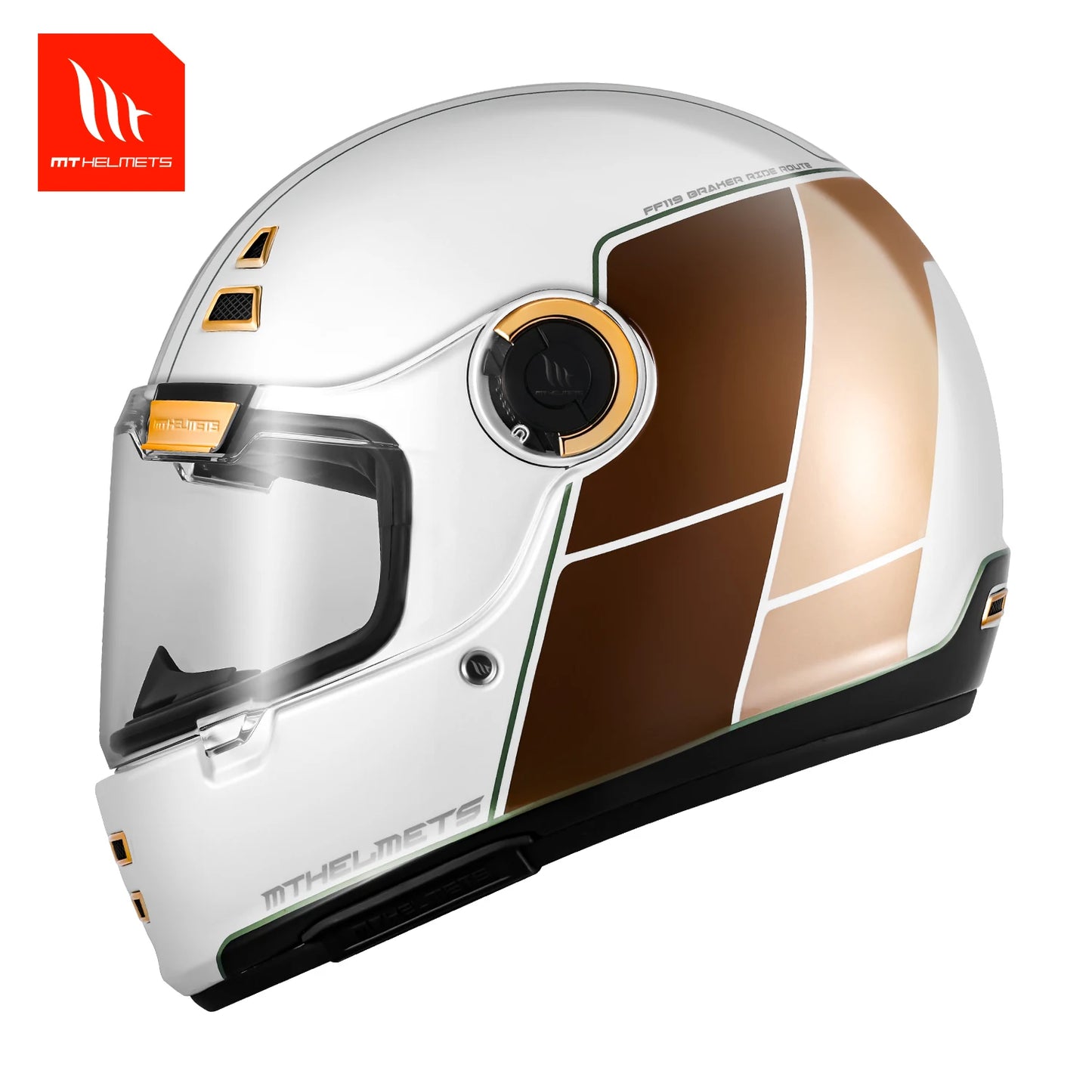 Motorcycle Retro Mt Helmet Spain Jarama Single Visor Dual D-Ring Buckle - View 18 | Henderson Shop