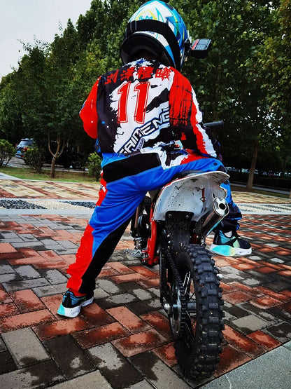 motocross set for child MX Jersey and Pants children Youth MTB DH UTV Enduro MX Gear Set Combo Off Road Racing Suit Dirt Bike