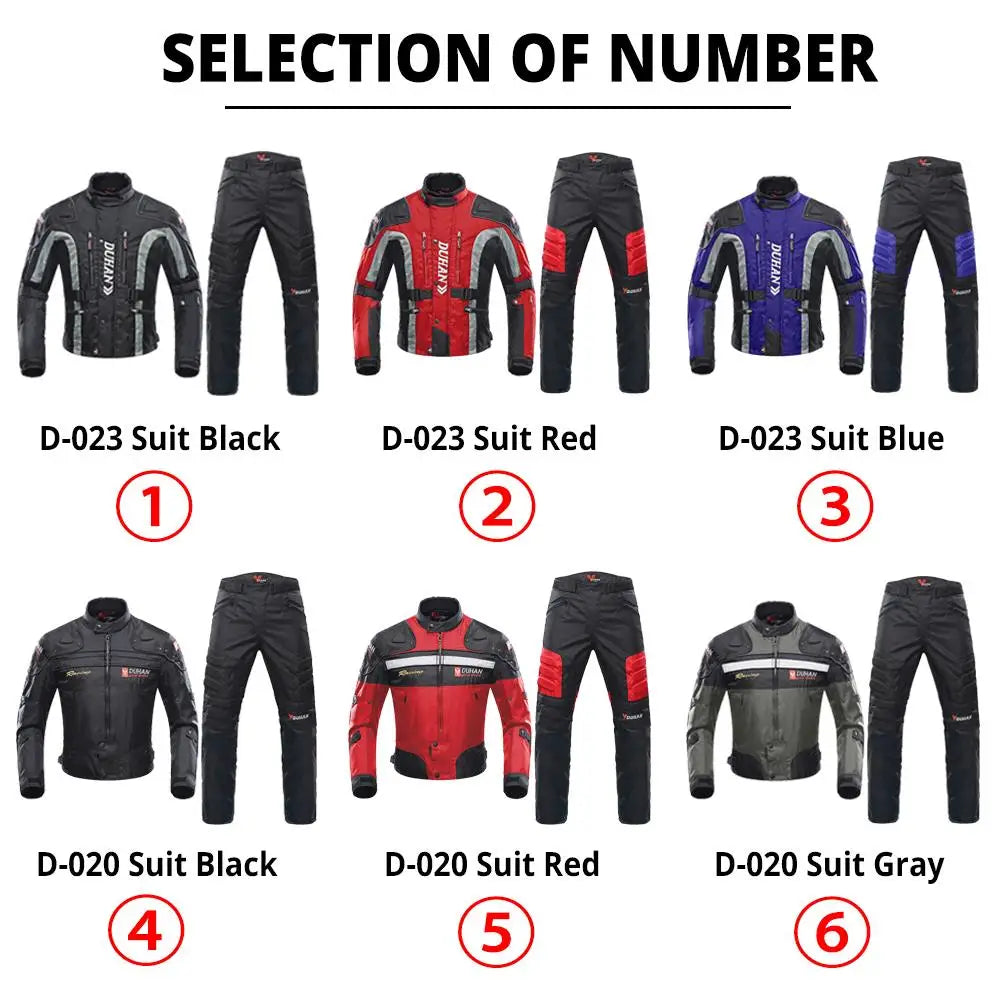 Hendersonshop Motorcycle Jacket Windproof Motocross Jackets Motorcycle Pants Wear-resistant Chaqueta Moto