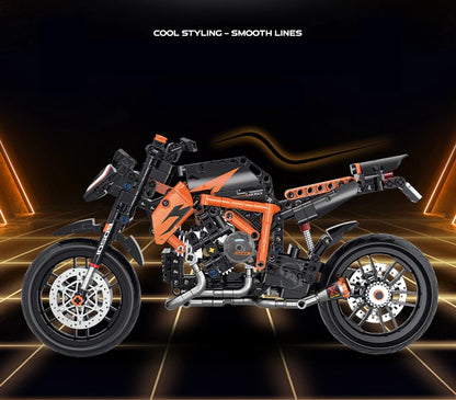 500+pcs 1:8 technology motorcycle block model;highly simulate the original ca... | Henderson Shop