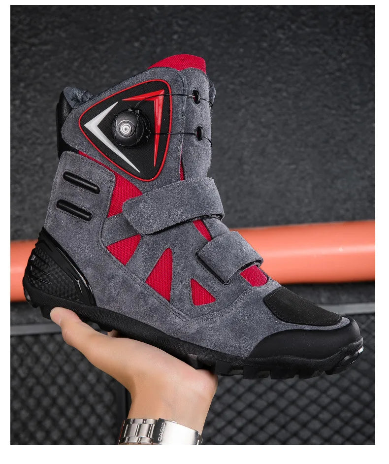 Hendersonshop Motorcycle Boots 2024 New Men Women Motorbike Riding Shoes Breathable