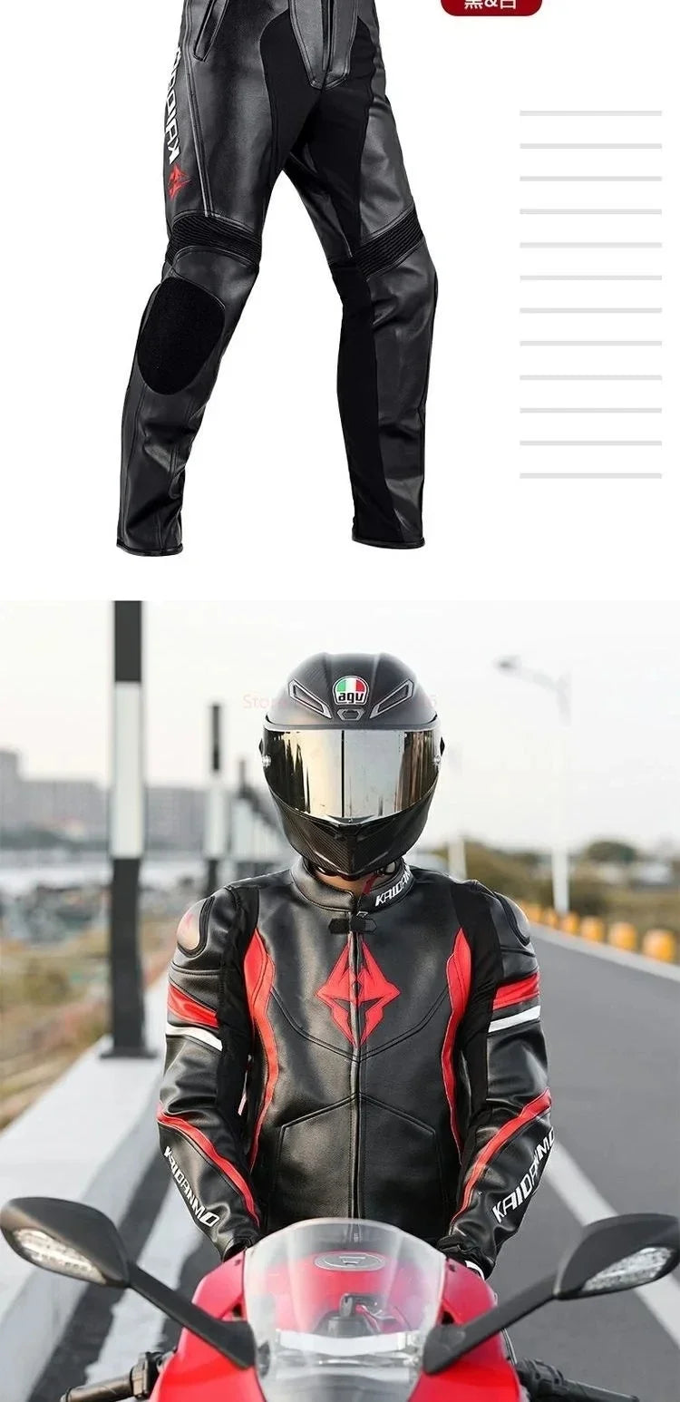 Hendersonshop Motorcycle Jacket Male Waterproof Winter Warm Racing Suit Motorcycle Female