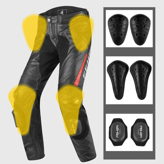 Motorcycle Riding Pants | Waterproof & Leather - View 2 | Henderson Shop