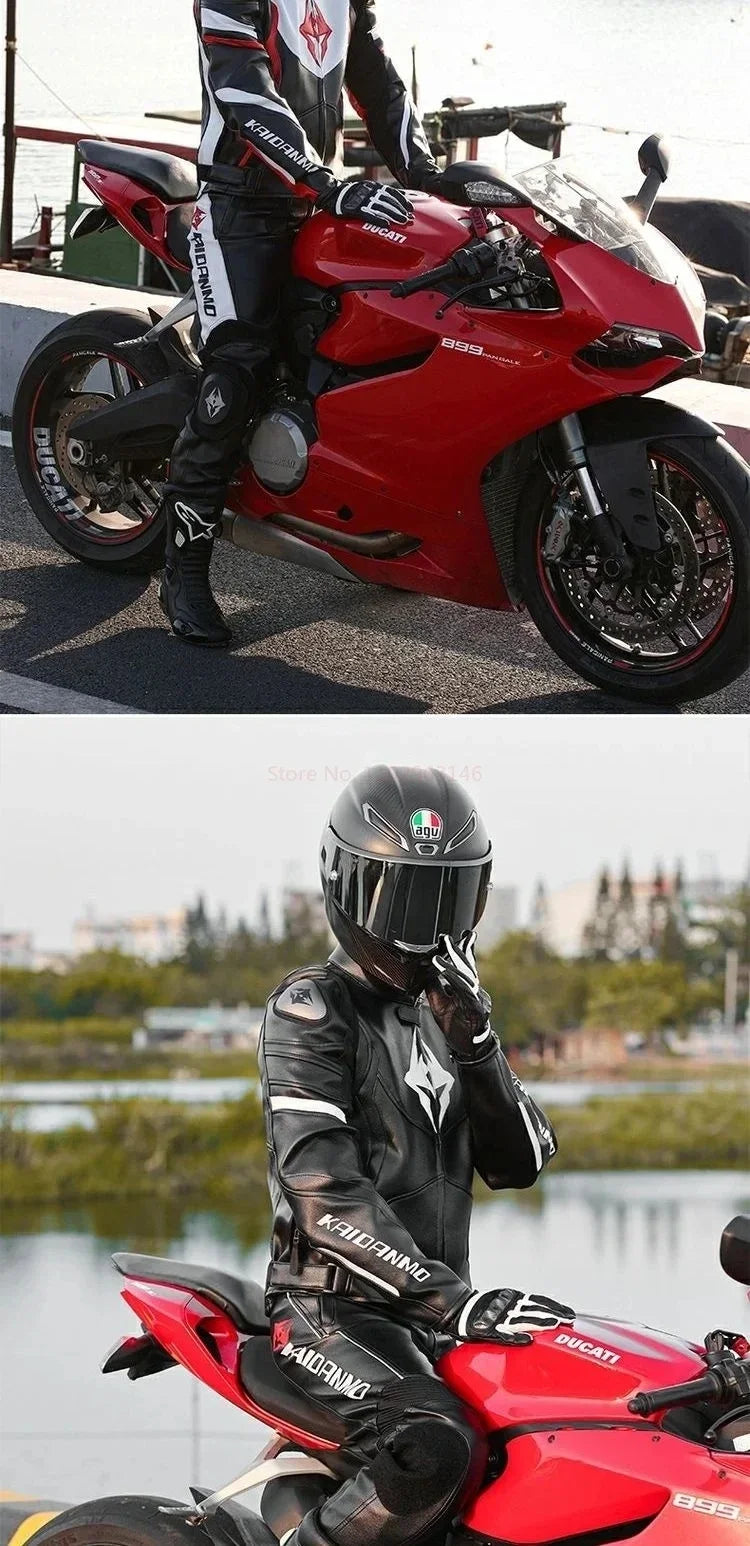 Hendersonshop Motorcycle Jacket Male Waterproof Winter Warm Racing Suit Motorcycle Female