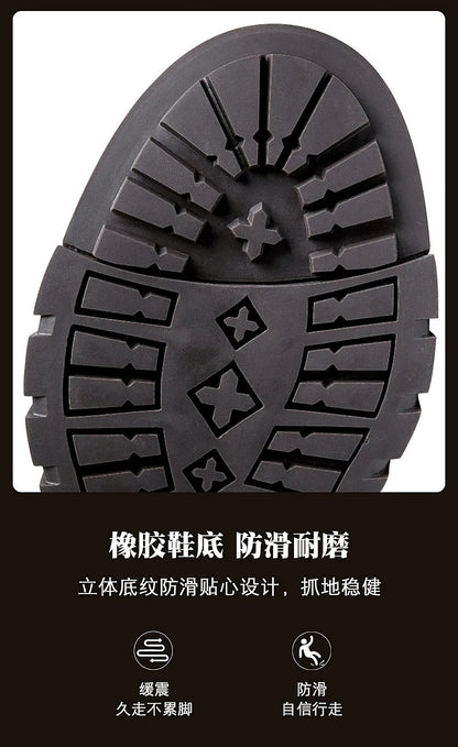 Men's Retro Motorcycle Boots Genuine Leather High Top Motorbike Riding Boots Botas De Motociclista Motocross Racing Car Shoes