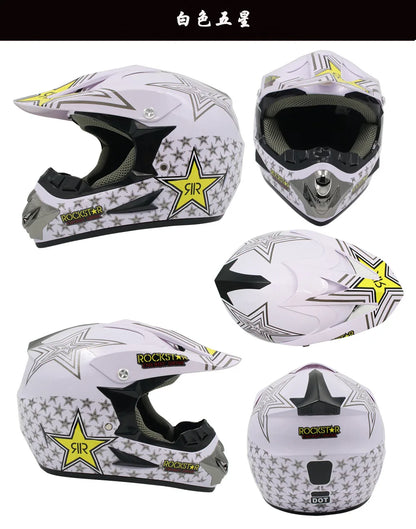 Helmets - 2019 New Flip Up Motorcycle Helmet Children motocross Off Road