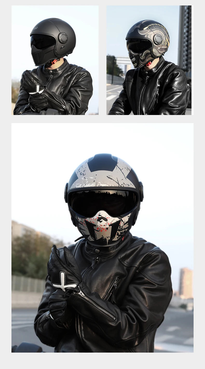 Modular Full Face Helmet | DOT Certified & ECE Certified - View 15 | Henderson Shop