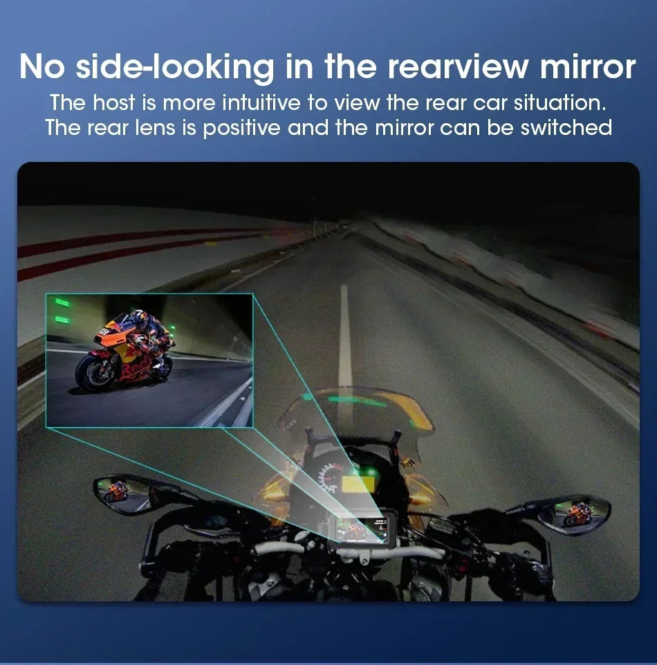 Srnubi 7" Motorcycle GPS Navigator | Waterproof & CarPlay - View 22 | Henderson Shop