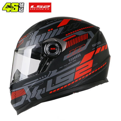 Helmets - LS2 Full Face Capacete Masculino ls2 FF358 Motocross Racing Man
