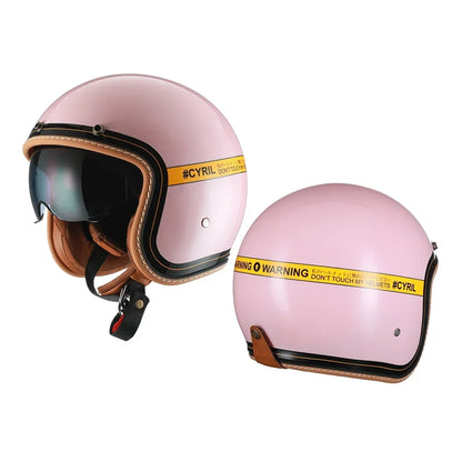 Vintage Half Face Helmet | DOT Certified & ECE Certified - View 11 | Henderson Shop