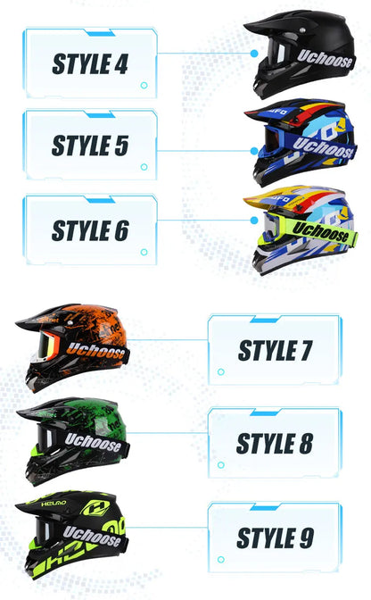 Uchoose Motorcycle Helmet - View 12 | Henderson Shop