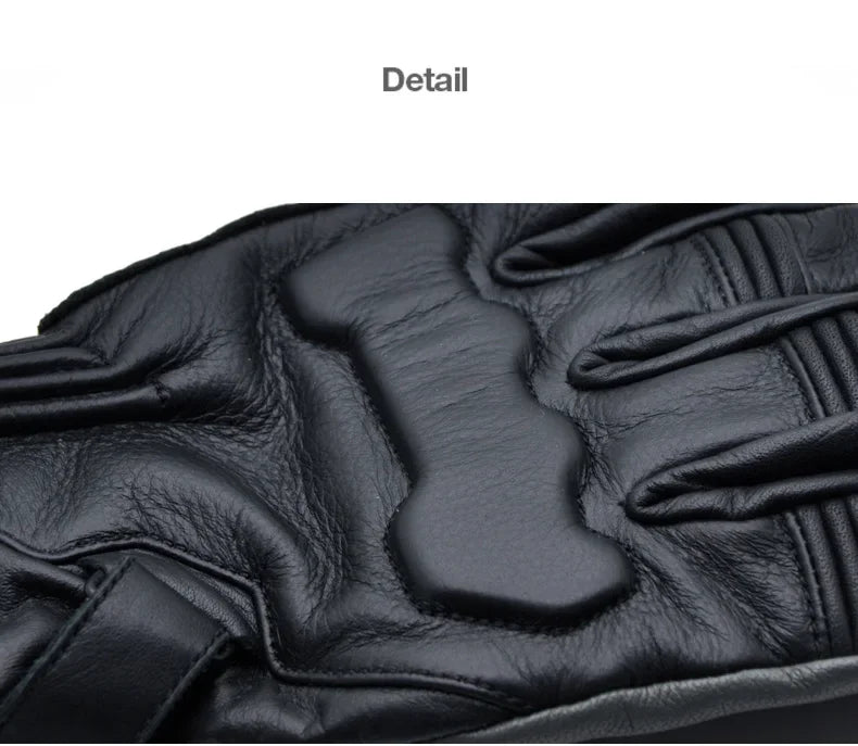 Hendersonshop LS2 MG003 Motorcycle gloves Winter cowhide windproof and waterproof touch