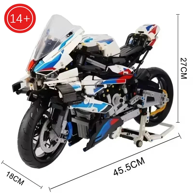 2025 New 1920Pcs 1:5 Motorcycle Building Blocks Toy Set Motorcycle Model Cons... | Henderson Shop