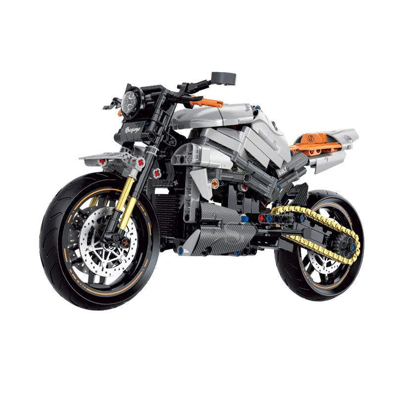 500+pcs 1:8 technology motorcycle block model;highly simulate the original ca... | Henderson Shop