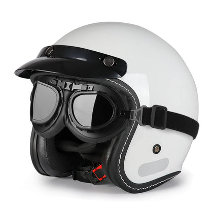 Vintage Half Face Helmet | Breathable - View 8 | Henderson Shop