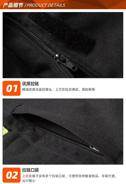 Hendersonshop Men's Biker Jacket Wear-Resistant Motorcycle Jacket Waterproof Motorcyclist Motorcycle Accessories