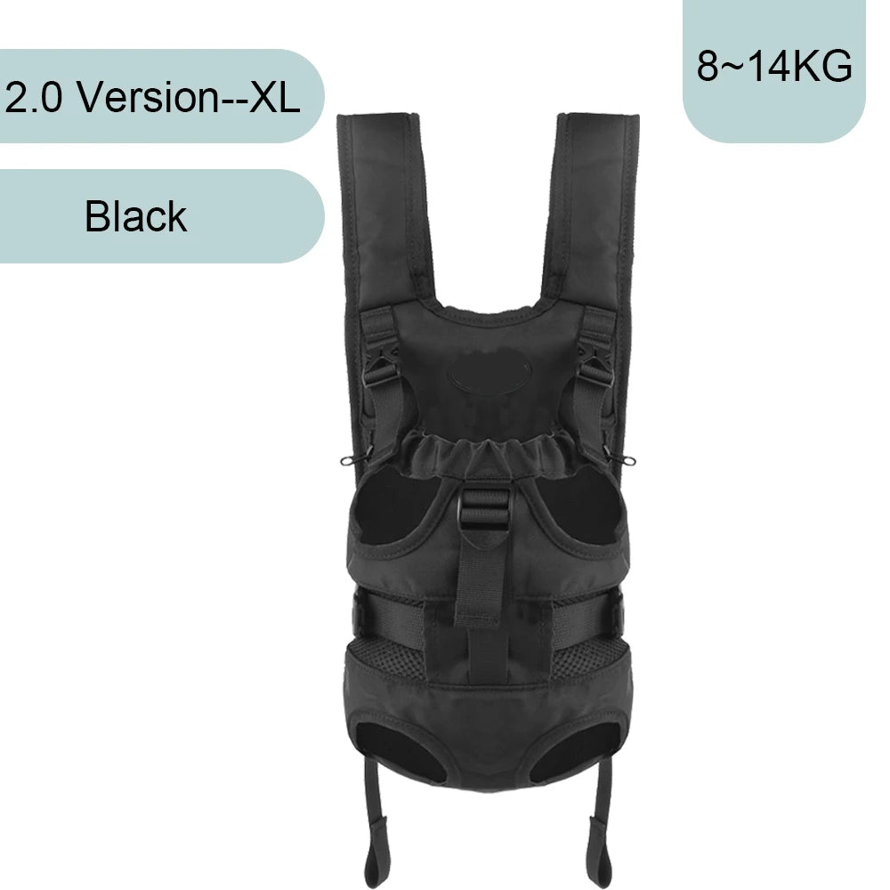 Pet Carry Portable Bag Puppy Adjustable Front Backpack Outdoor Travel Pets Ventilated Saddlebag Universal For Motorcycle Riding