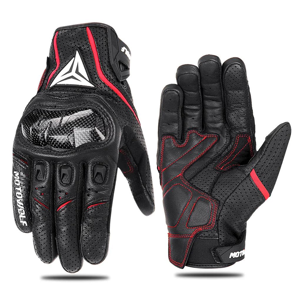 Leather Motorcycle Gloves | Waterproof & Leather - View 15 | Henderson Shop