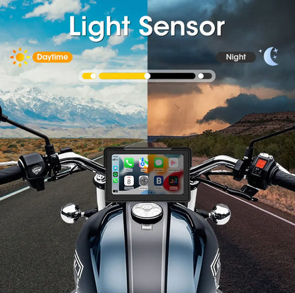 7" Motorcycle GPS Navigator | CarPlay & Android Auto - View 19 | Henderson Shop