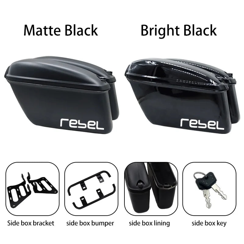 Motorcycle Luggage SaddleBags For Honda CMX1100 Rebel CM1100 2020-2023 Traveling Side Bag 19.5L High-capacity