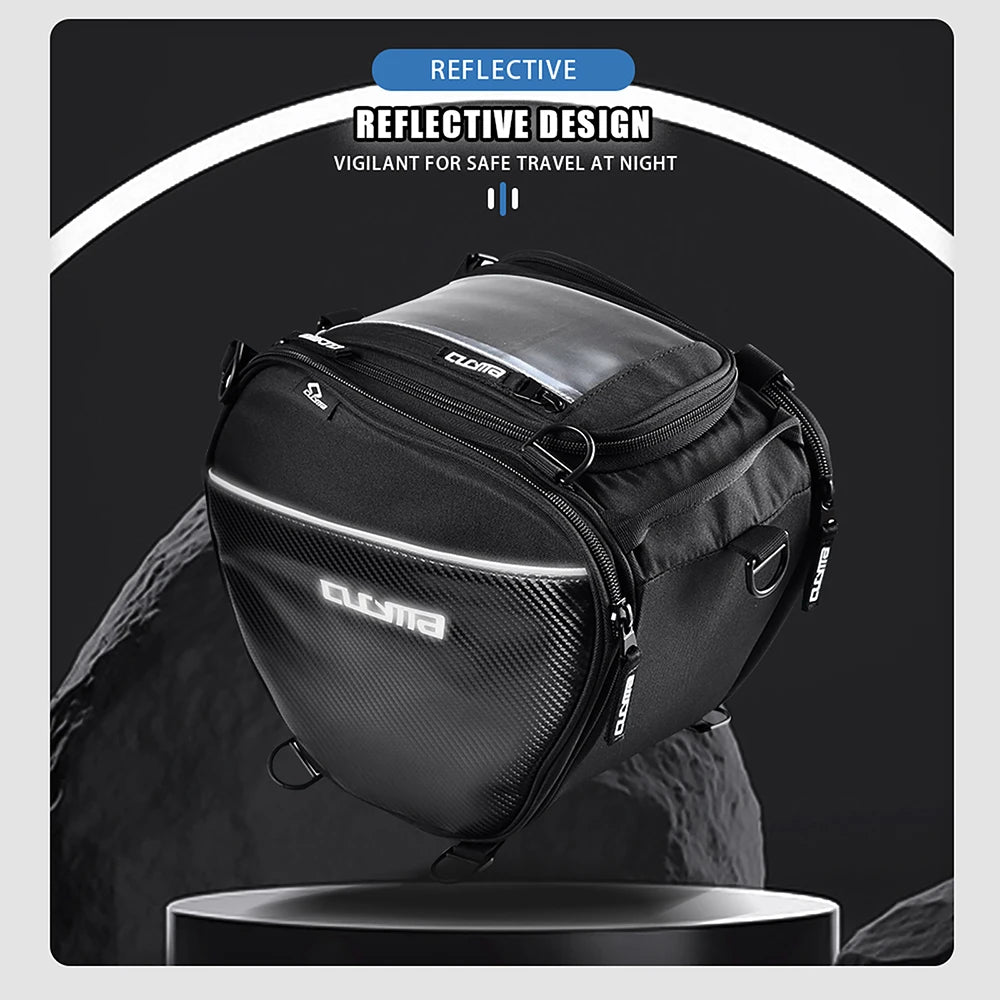 Scooter Tunnel Bag EVA Hard Shell Motorcycle Fuel Tank Bag Pedal Saddle Bag for Yamaha XMAX 125 250 300 400 NMAX 125 155 160