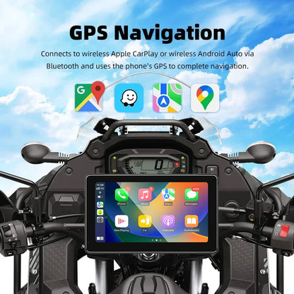 Srnubi 7" Motorcycle GPS Navigator | Waterproof & CarPlay - View 34 | Henderson Shop