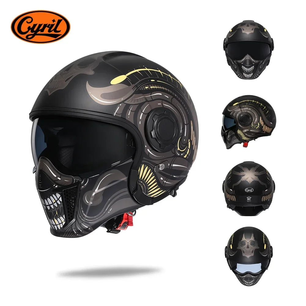 Modular Full Face Helmet | DOT Certified & ECE Certified - View 30 | Henderson Shop
