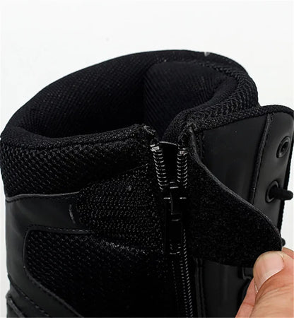 Men Male masculine  Botas Tacticas Hombre Militar Masculine sneakerMotorcycle Ankle Combat Boots Black Botas Militares Hombre