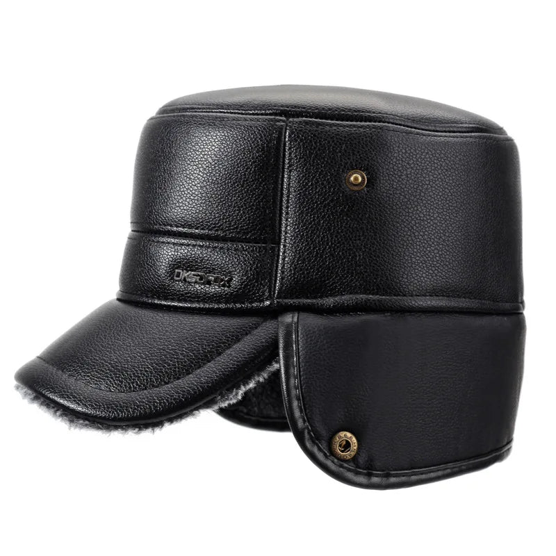 Motorcycle Cap | ECE Certified & Leather - View 2 | Henderson Shop