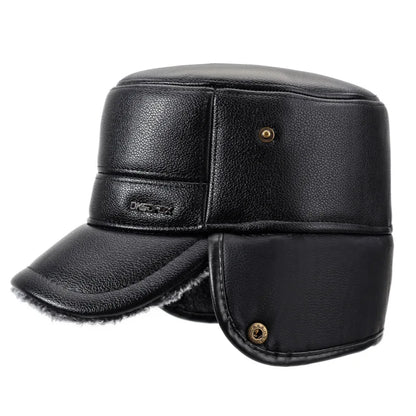 Motorcycle Cap | ECE Certified & Leather - View 2 | Henderson Shop