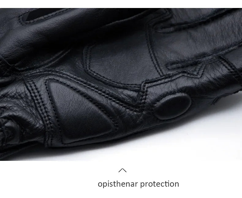 Hendersonshop LS2 MG003 Motorcycle gloves Winter cowhide windproof and waterproof touch