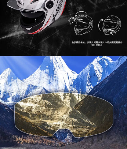 Hendersonshop Original LS2 FF345 Motorcycle Helmet Flip Up Full Face Casque