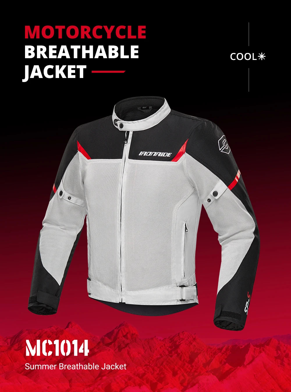 Motorcycle Jacket & Pants Set | Mesh & Breathable - View 7 | Henderson Shop